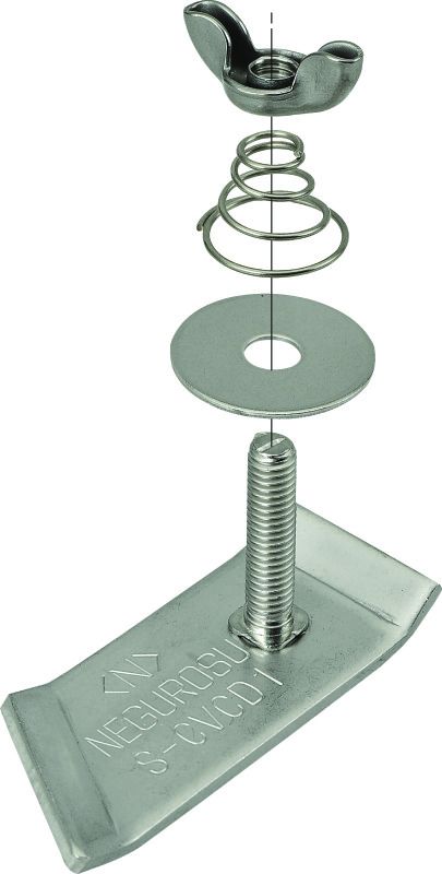 カバー止め金具 ステンレス (8個入) S-CVCD1-08