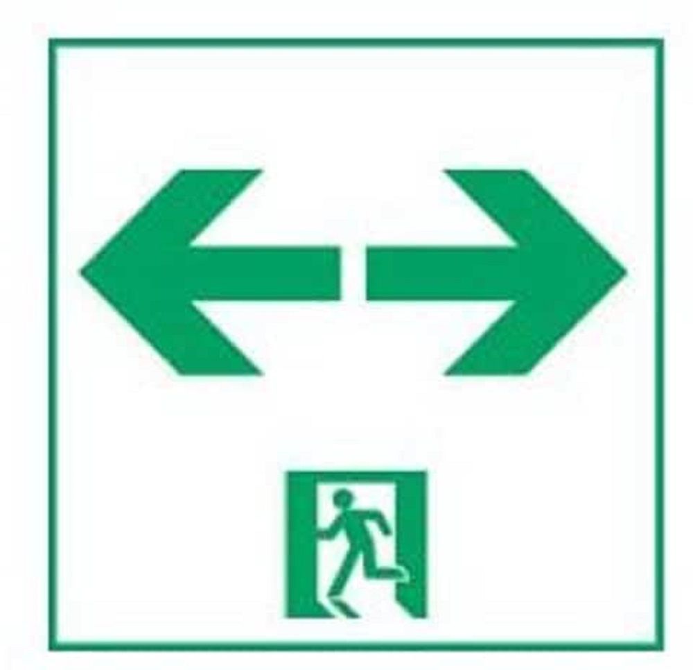 通路誘導灯用適合表示板(両) B級 両面用 FK20088