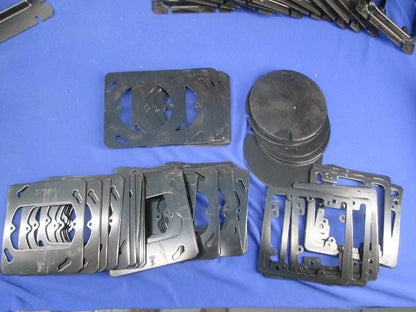 スイッチカバーセット(混在)(数量未計測)黒 CVLSB他