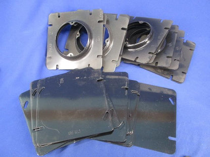 スイッチカバーセット(混在)(数量未計測)黒 CVLSB他