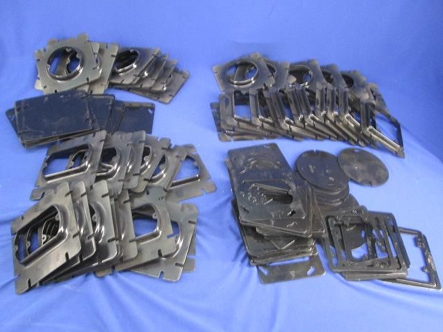 スイッチカバーセット(混在)(数量未計測)黒 CVLSB他