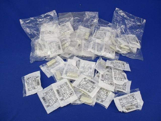 メタルエフモール付属品エンドS型(60個入)(ミルキーホワイト) MFME-03
