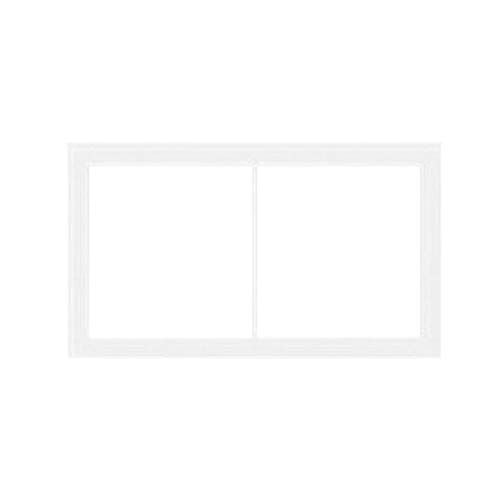 スイッチプレート (2連接穴+2連接穴用) ホワイト WT8124W