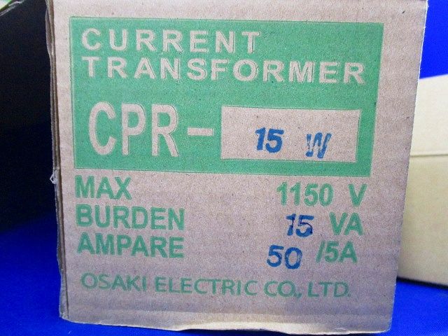 電子式屋内耐候形普通電力量計･変流器セット(1セット入) CPR-15W