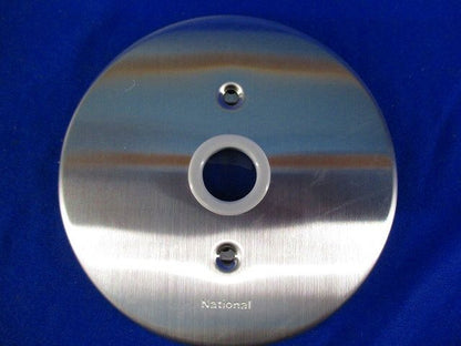 ステンレス丸型大穴電話線プレート(5個入)National WN7660