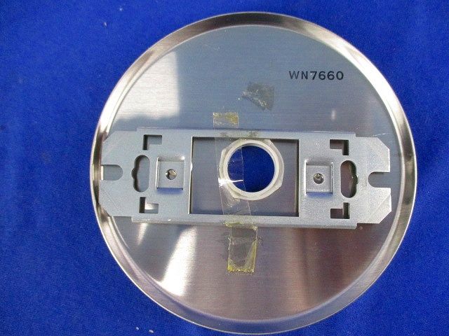 ステンレス丸型大穴電話線プレート(5個入)National WN7660