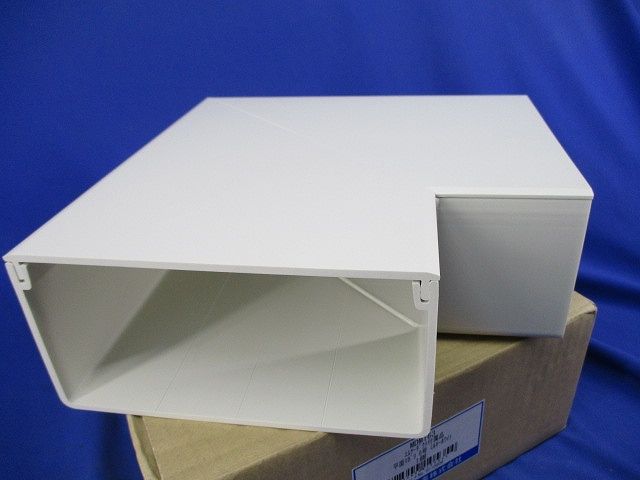 エムケーダクト付属品 平面マガリ6号(ミルキーホワイト) MDM163