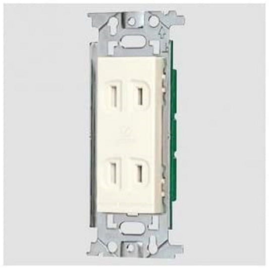 埋込扉付ダブルコンセント 5個入 WN1352-05